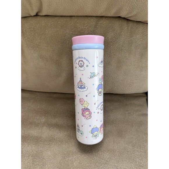 Sanrio Little Twin Stars Balloon Stainless Steel Slim Flask - Picture 1 of 8